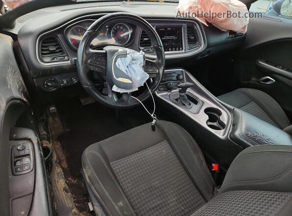 2C3CDZAG3HH640619 2017 DODGE CHALLENGER Black Առջևի վահանակի տեսք