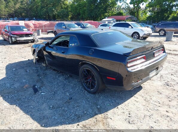 2C3CDZAG3KH665737 2019 DODGE CHALLENGER Black Trasero izquierdo
