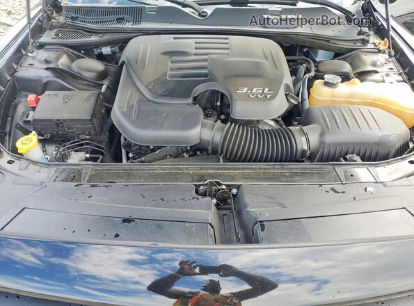 2C3CDZAG3KH739495 2019 DODGE CHALLENGER Black უკანა სალონის ხედი