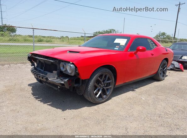 2C3CDZAG3PH549462 2023 DODGE CHALLENGER Red Առջևի ձախ երեք քառորդ տեսարան