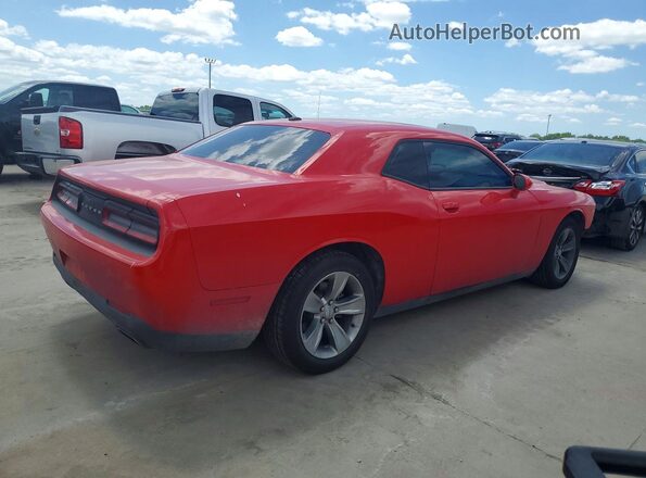 2C3CDZAG4GH290805 2016 DODGE CHALLENGER Красный Задняя правая четверть