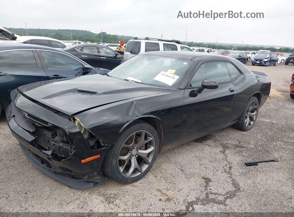 2C3CDZAG4GH352557 2016 DODGE CHALLENGER Black წინა მარცხენა ხედი სამი მეოთხედიდან