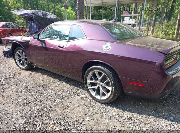 2C3CDZAG4MH508009 2021 DODGE CHALLENGER Purple Trasero izquierdo