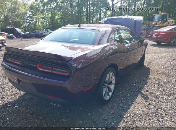 2C3CDZAG4MH508009 2021 DODGE CHALLENGER Purple Trasero derecho
