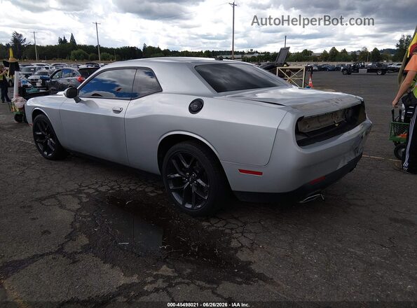 2C3CDZAG4MH604903 2021 DODGE CHALLENGER Silver Trasero izquierdo