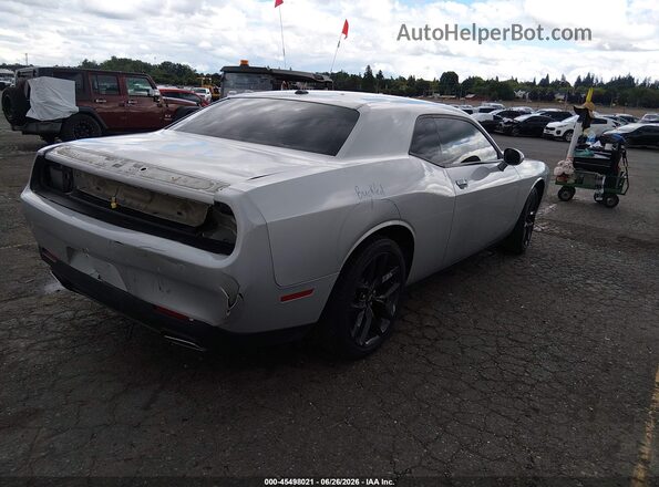 2C3CDZAG4MH604903 2021 DODGE CHALLENGER Silver Trasero derecho