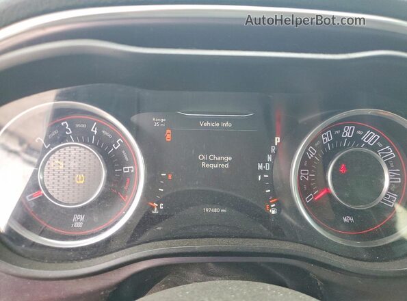 2C3CDZAG5GH176814 2016 DODGE CHALLENGER White Սարքավորումների վահանակի տեսք