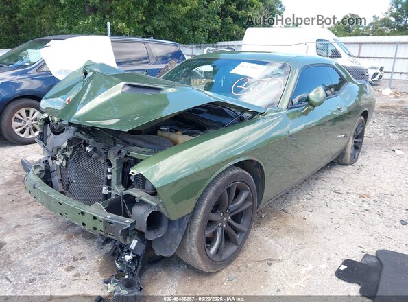 2C3CDZAG5JH333734 2018 DODGE CHALLENGER Green Przód lewy