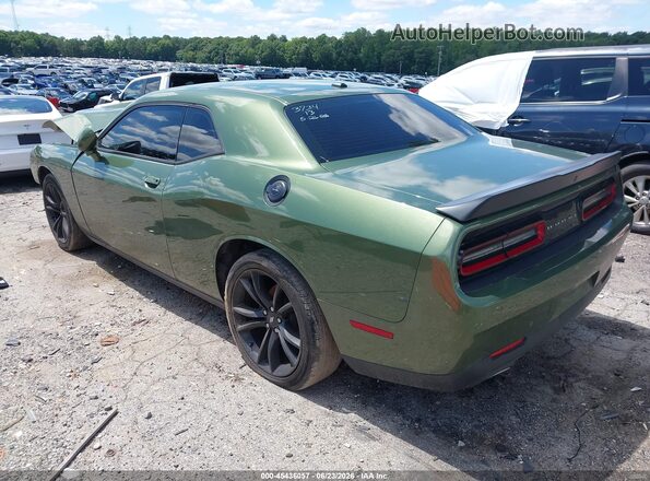 2C3CDZAG5JH333734 2018 DODGE CHALLENGER Green Tył lewy
