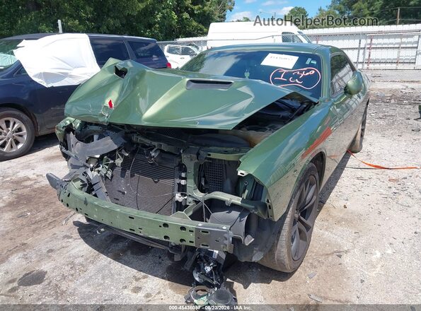 2C3CDZAG5JH333734 2018 DODGE CHALLENGER Green Widok z przodu