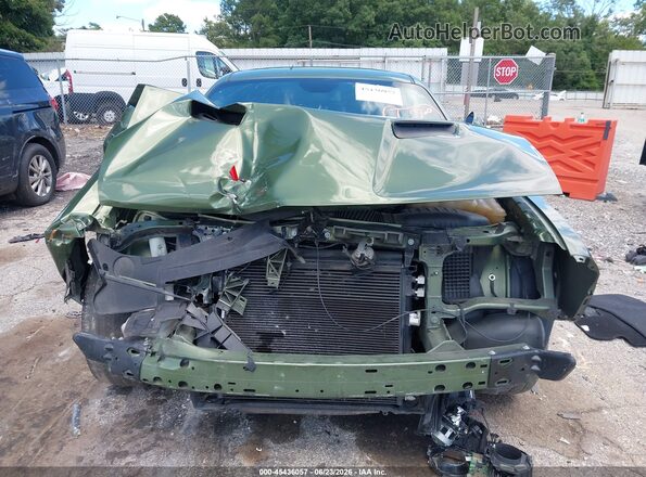 2C3CDZAG5JH333734 2018 DODGE CHALLENGER Green Widok zestawu wskaźników