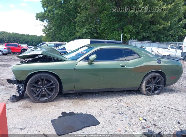 2C3CDZAG5JH333734 2018 DODGE CHALLENGER Green Widok wnętrza 360 stopni