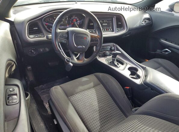 2C3CDZAG5KH596646 2019 DODGE CHALLENGER Black Вид панелі приладів