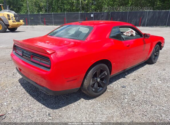 2C3CDZAG5KH701671 2019 DODGE CHALLENGER Красный Задняя правая четверть