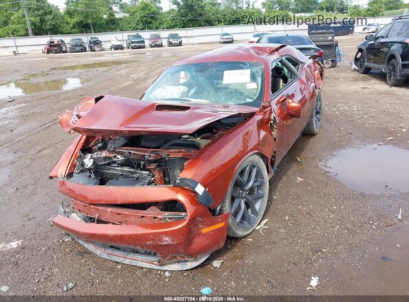 2C3CDZAG5LH174491 2020 DODGE CHALLENGER Orange Widok z przodu