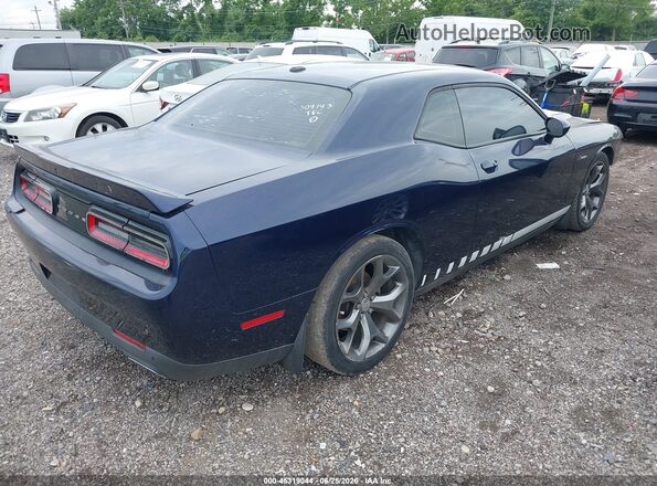 2C3CDZAG6GH309743 2016 DODGE CHALLENGER Blue Задня права чверть