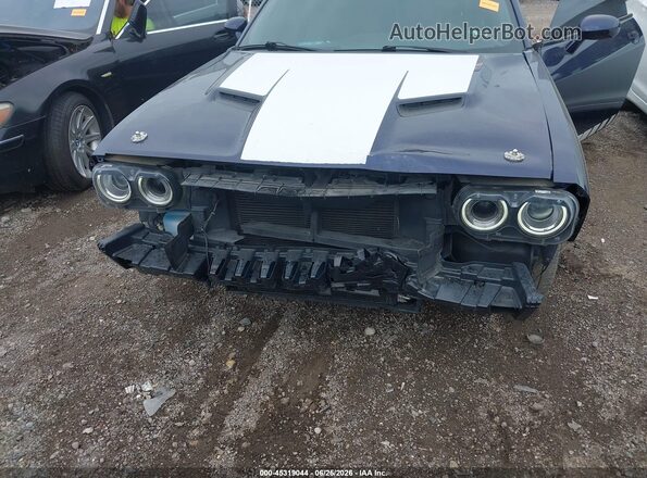 2C3CDZAG6GH309743 2016 DODGE CHALLENGER Blue Вид спереду