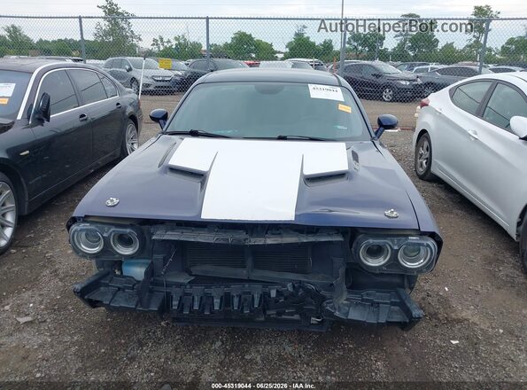 2C3CDZAG6GH309743 2016 DODGE CHALLENGER Blue Вид щитка приладів