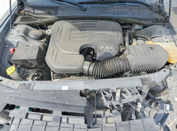 2C3CDZAG6KH688025 2019 DODGE CHALLENGER Gray Вид задньої частини салону