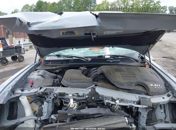2C3CDZAG6MH596867 2021 DODGE CHALLENGER Gray Rear view