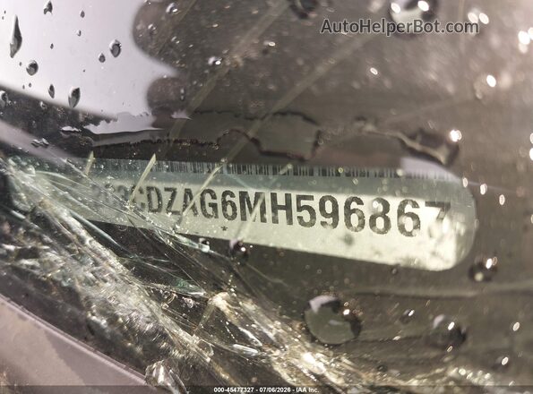 2C3CDZAG6MH596867 2021 DODGE CHALLENGER Gray Engine compartment view