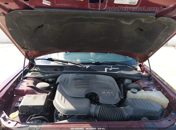 2C3CDZAG6NH256894 2022 DODGE CHALLENGER Red Հետևի տեսք