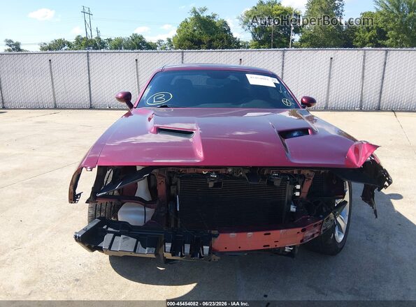 2C3CDZAG6NH256894 2022 DODGE CHALLENGER Red Առջևի վահանակի տեսք