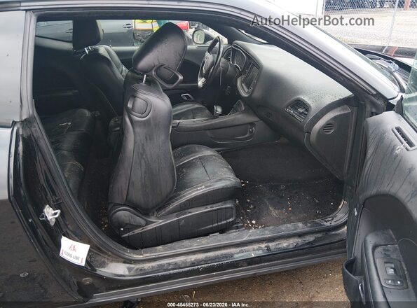 2C3CDZAG7GH312148 2016 DODGE CHALLENGER Black Widok wnętrza z przodu