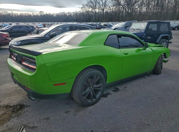 2C3CDZAG7HH554729 2017 DODGE CHALLENGER Green Trasero derecho