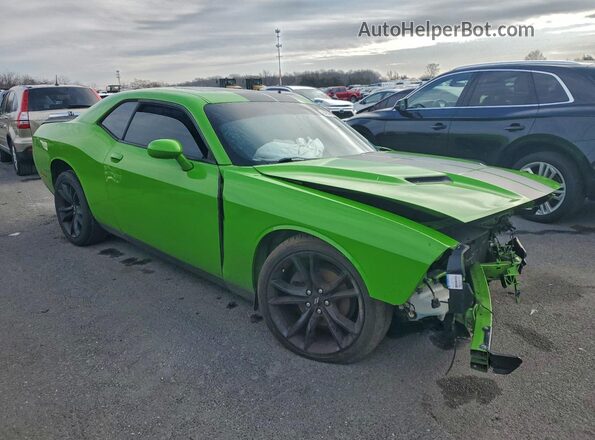 2C3CDZAG7HH554729 2017 DODGE CHALLENGER Green Delantero derecho