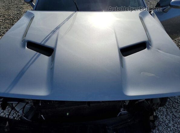 2C3CDZAG7JH258762 2018 DODGE CHALLENGER Серебряный Вид задней части салона