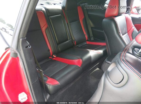 2C3CDZAG7JH334707 2018 DODGE CHALLENGER Красный Вид наклейки с VIN-кодом