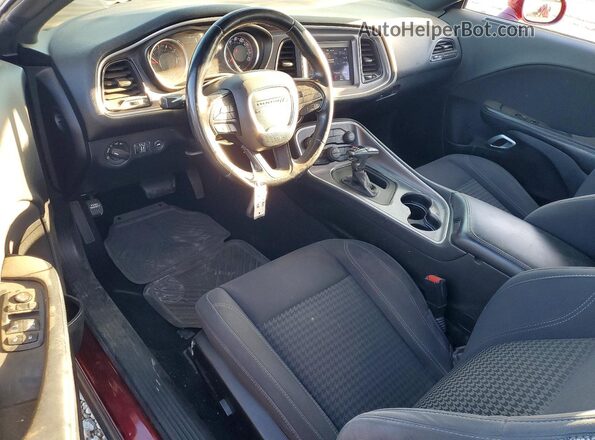 2C3CDZAG7KH663179 2019 DODGE CHALLENGER Темно-бордовый Вид панели приборов