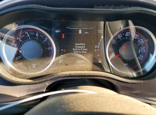 2C3CDZAG7KH663179 2019 DODGE CHALLENGER Темно-бордовый Вид щитка приборов