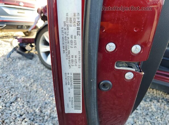 2C3CDZAG7KH663179 2019 DODGE CHALLENGER Темно-бордовый Вид наклейки с VIN-кодом