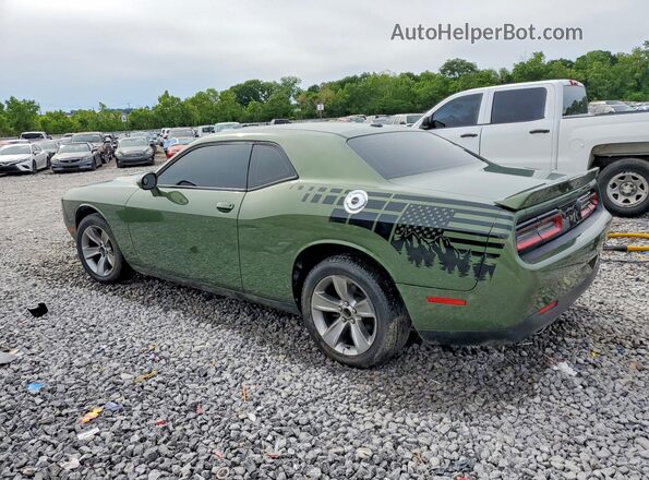 2C3CDZAG7KH744683 2019 DODGE CHALLENGER Green Задня ліва чверть