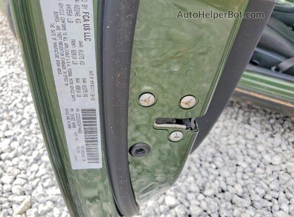 2C3CDZAG7KH744683 2019 DODGE CHALLENGER Green Вид підкапотного простору