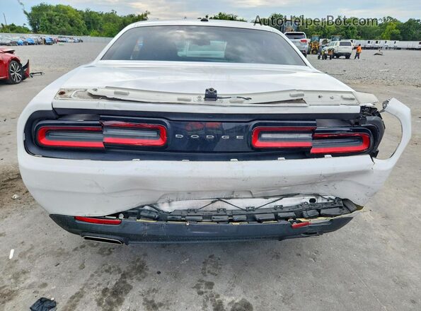 2C3CDZAG7KH751780 2019 DODGE CHALLENGER White Widok z tyłu