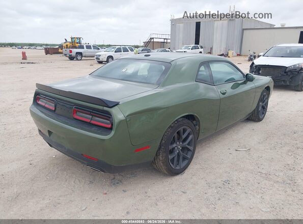 2C3CDZAG7LH182818 2020 DODGE CHALLENGER Green Задня права чверть