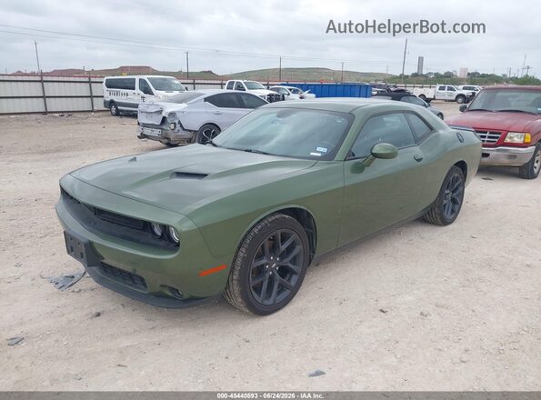 2C3CDZAG7LH182818 2020 DODGE CHALLENGER Green Передня ліва чверть
