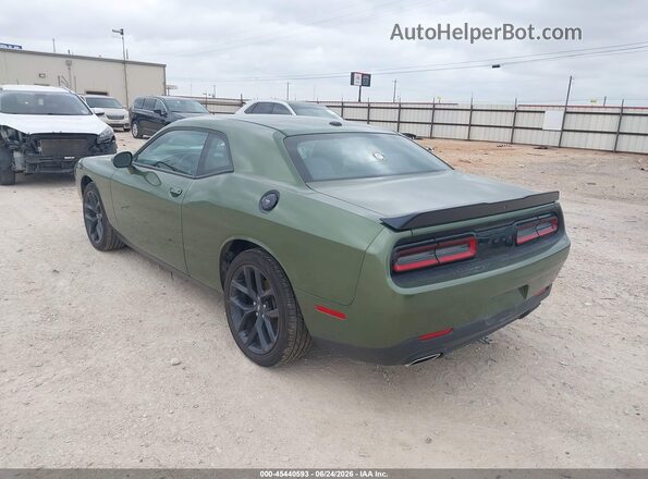 2C3CDZAG7LH182818 2020 DODGE CHALLENGER Green Задня ліва чверть