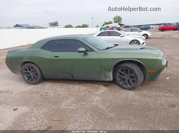 2C3CDZAG7LH196959 2020 DODGE CHALLENGER Green Widok wnętrza z tyłu