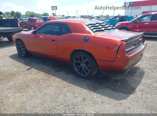 2C3CDZAG7LH218491 2020 DODGE CHALLENGER Orange Հետևի ձախ