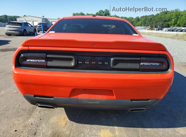 2C3CDZAG7MH623171 2021 DODGE CHALLENGER Orange Вид ззаду