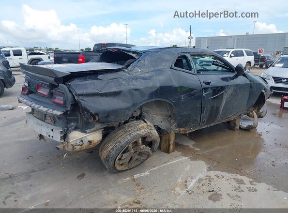 2C3CDZAG7NH124792 2022 DODGE CHALLENGER Black Trasero derecho