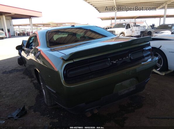 2C3CDZAG7NH179159 2022 DODGE CHALLENGER Green Tył lewy