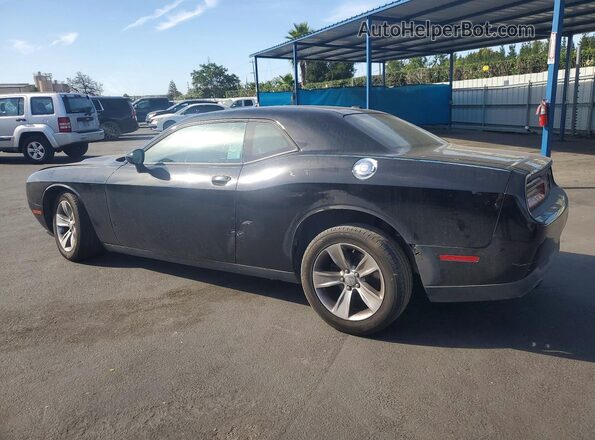 2C3CDZAG8GH352755 2016 DODGE CHALLENGER Black Trasero izquierdo