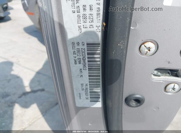 2C3CDZAG8HH594513 2017 DODGE CHALLENGER Gray Вид підкапотного простору