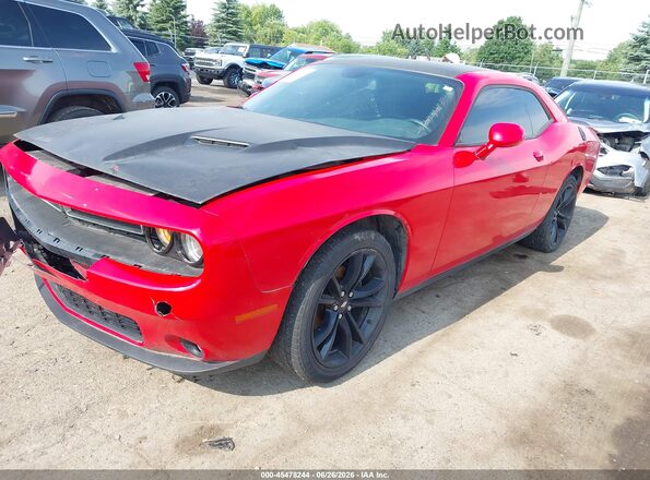 2C3CDZAG8JH118686 2018 DODGE CHALLENGER Red Przód lewy