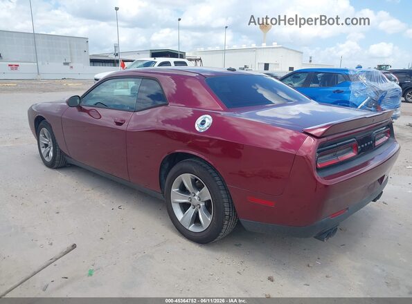 2C3CDZAG8JH325188 2018 DODGE CHALLENGER Red უკანა მარცხენა